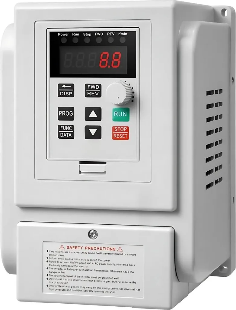 Régulateur moteur VFD 4kW 5HP entrée monophasée 220V et sortie 18A