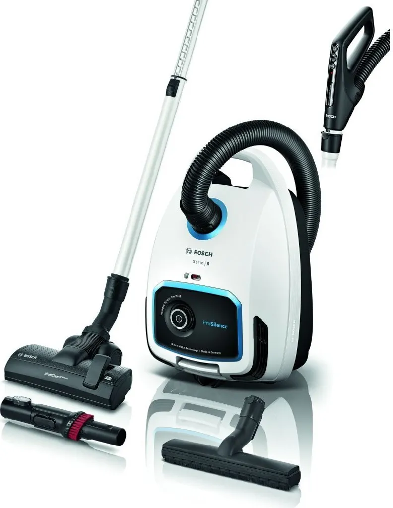 Aspirateur avec sac silencieux Bosch BGB6SIL1 66dB pour sols et tapis