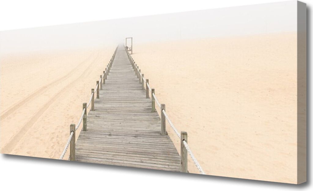 Tulup Leinwand-Bilder 125x50 Wandbild Canvas Kunstdruck Brücke Architektur