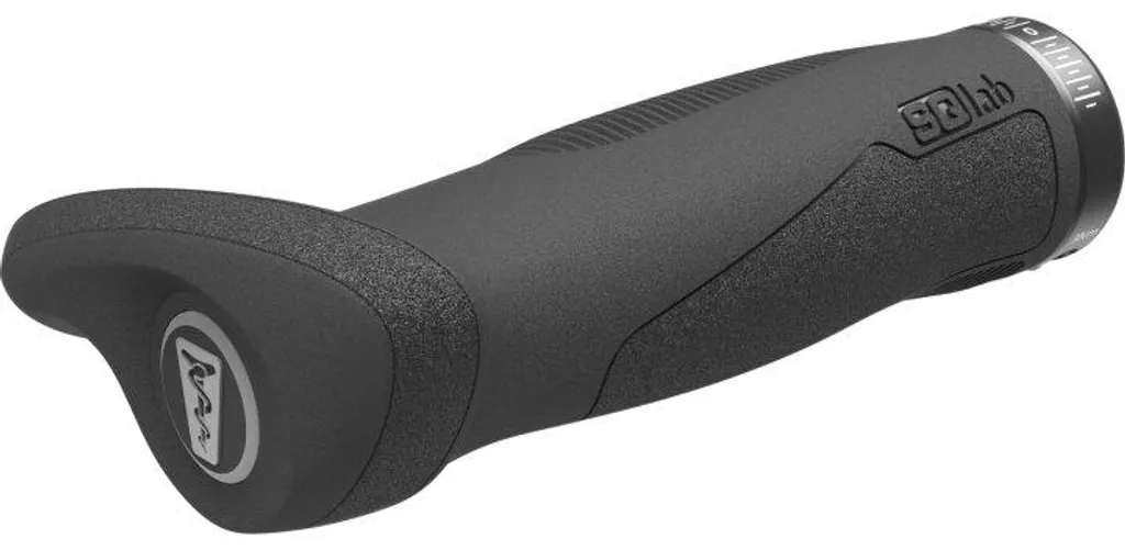 Poignée ergonomique SQLAB 721 2.0, noir - Accessoire de VTT haute performance