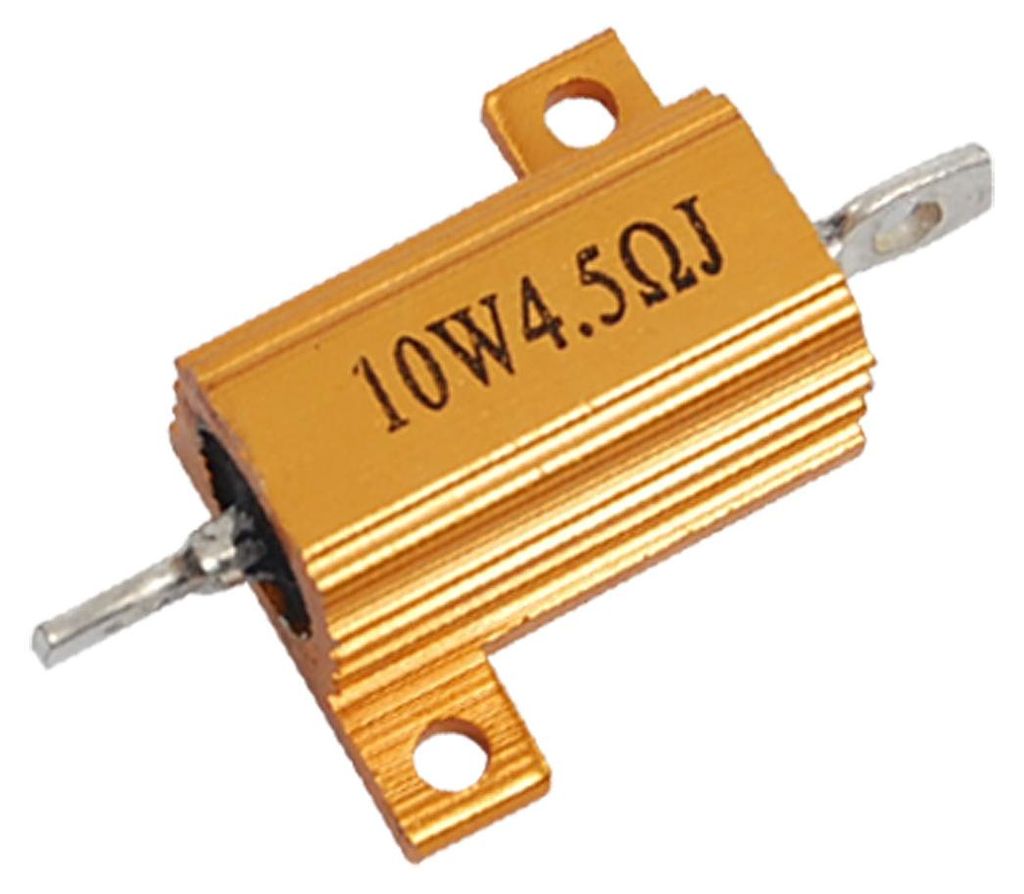 Gold Aluminum Untergebracht Fall Widerstand 4.5 Ohm 5% 10W