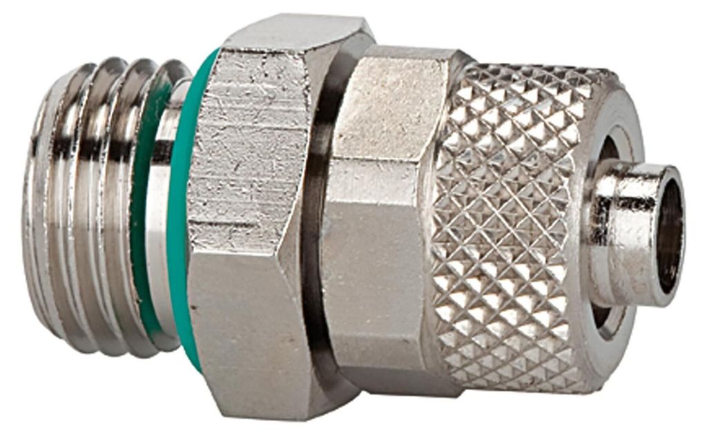 Riegler Gerade Einschraubverschraubung, FKM O-Ring, G1/4 Produktbild 