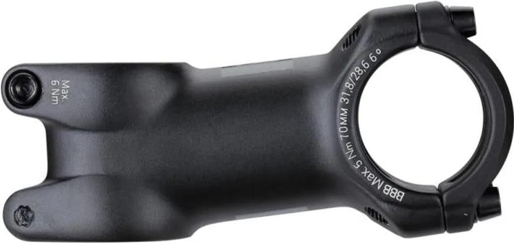 Potence vélo BBB RoadForce 31,8mm en aluminium forgé 3D réversible