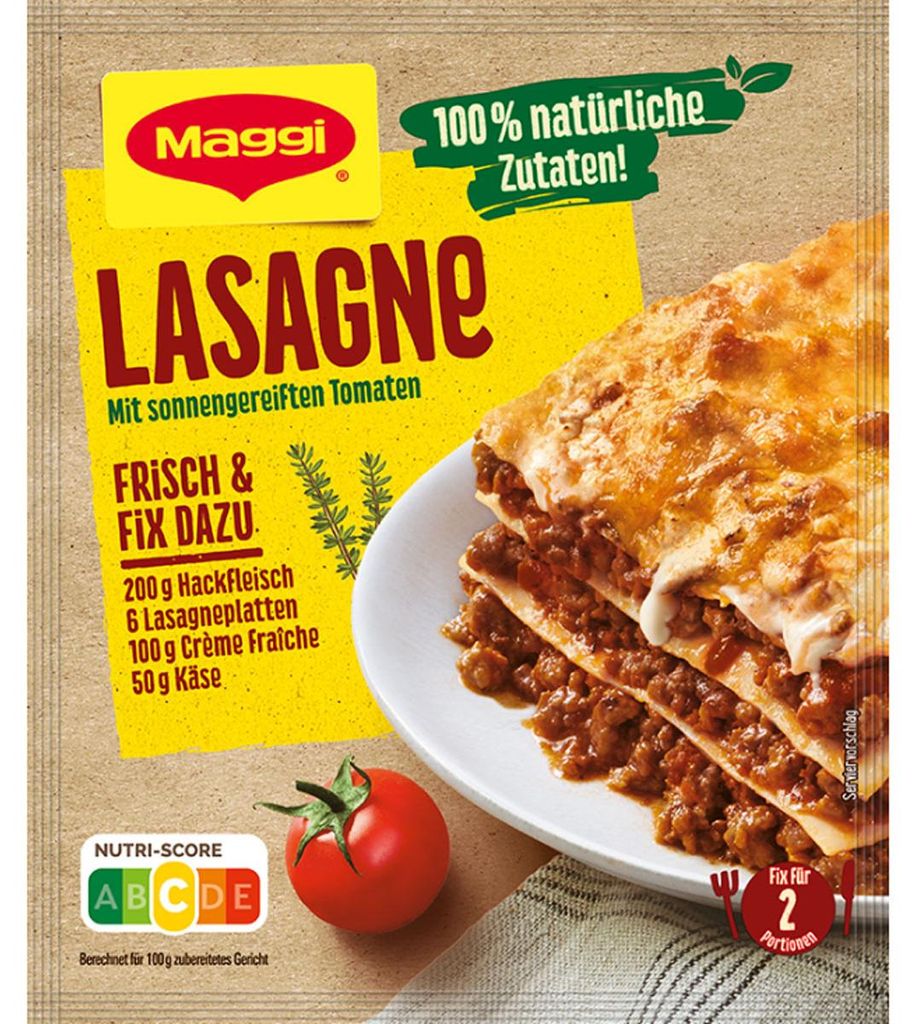 Maggi Fix do lasagne pikantny pomidor naturalny 30 g Zdjęcie produktu 