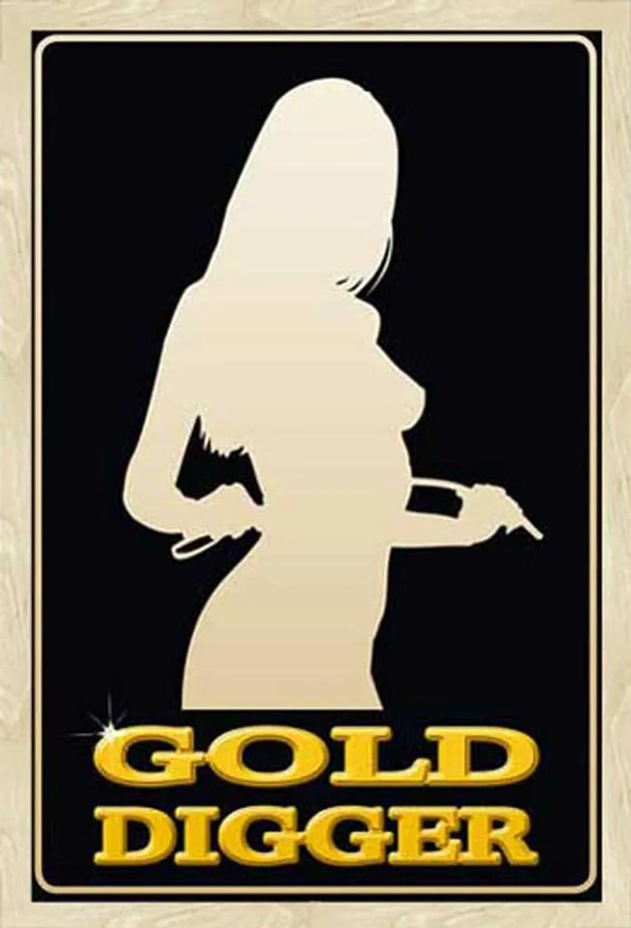 Poster Gold Digger Prêt à Suspendre : Cadre Shinsuke® et Vitre Anti-Casse