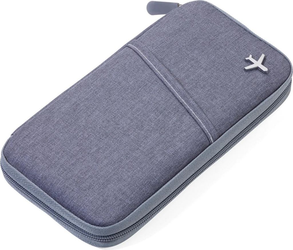TROIKA Etui SAFE FLIGHT grau