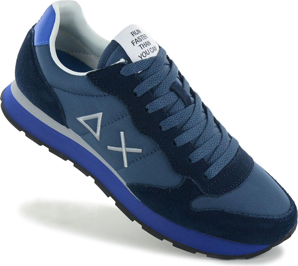 SUN68 Tom Solid - Herren Sneakers Schuhe Blau Z36101-0780 , EU 43