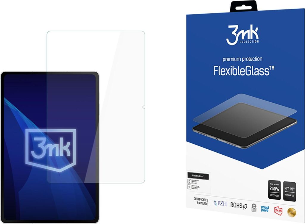 3mk Display Hybridglas FlexibleGlass für Samsung Galaxy Tab S10 FE+ 0,3mm 7H