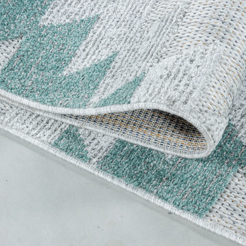 Bahama Jaky Tapis Extérieur Intérieur Bleu Rectangle 140x200cm Confort