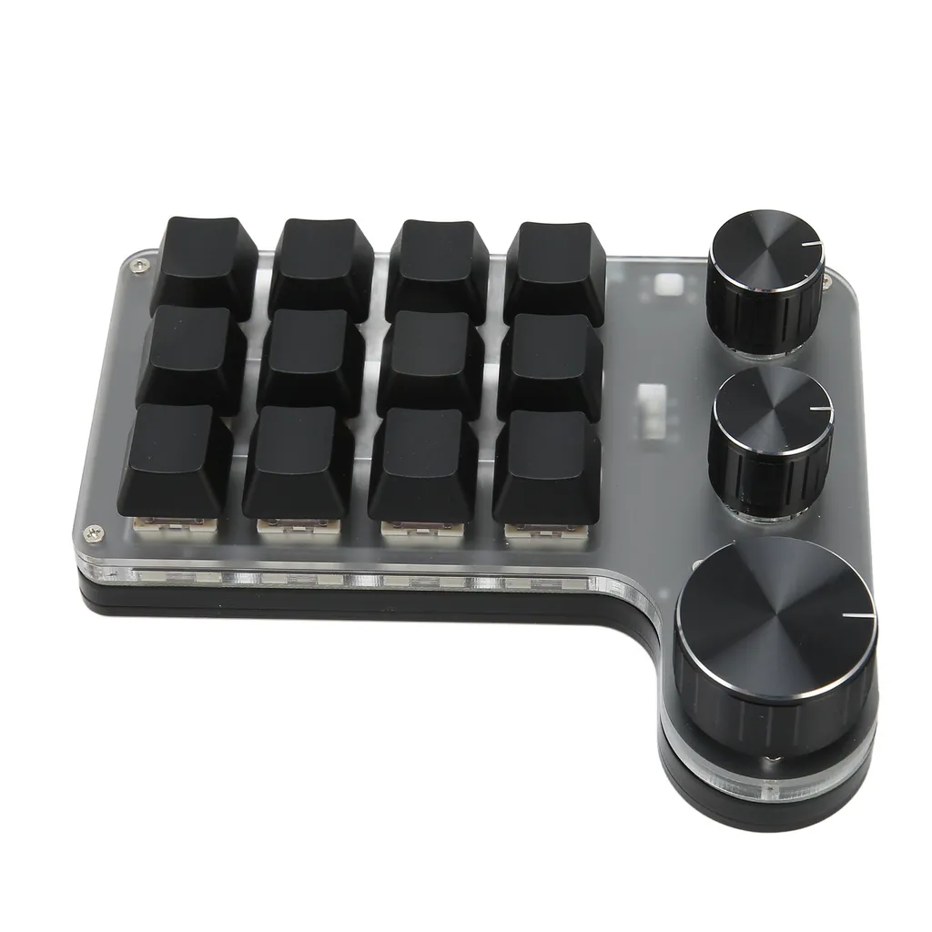 Clavier mécanique programmable à une main avec boutons macros de précision - 7
