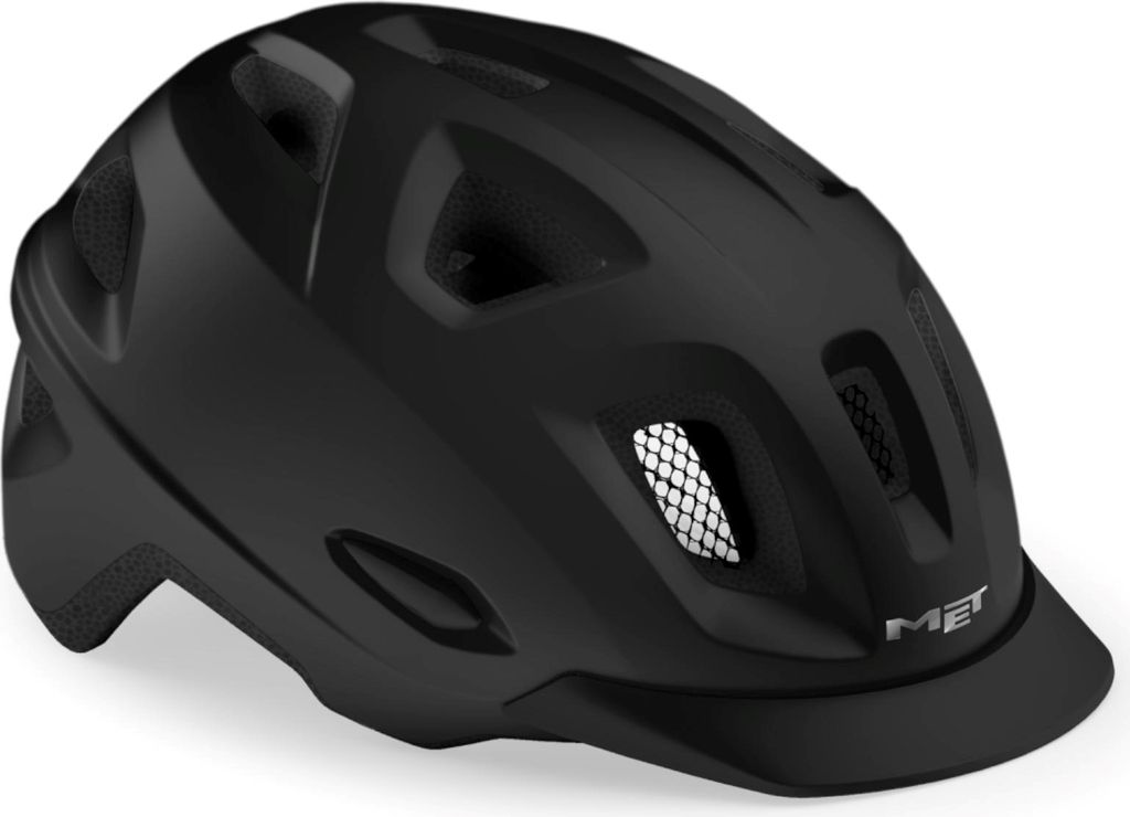 MET MOBILITE Fahrradhelm, mattschwarz, Größe M/L Produktbild 