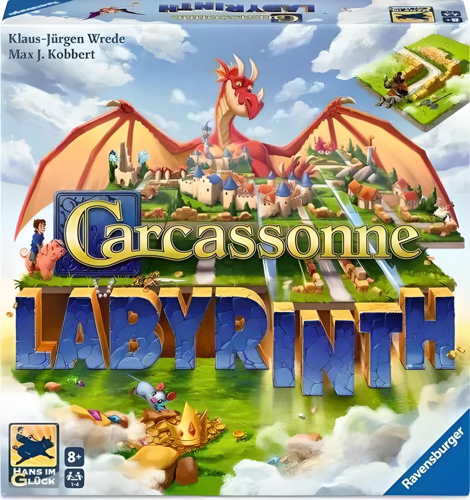 Ravensburger Carcassonne Labyrinth, Brettspiel, Familie, 8 Produktbild 