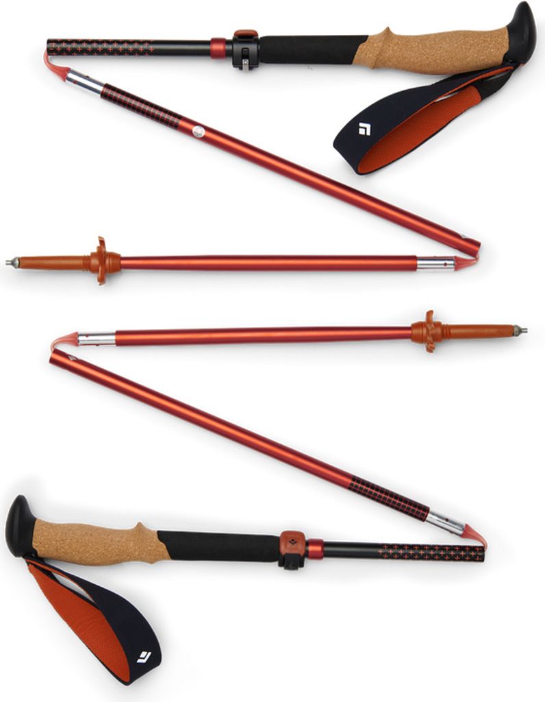 Pursuit Flz Trekking Poles, Black-Octane, M/L, Unisex, Hiking Poles, Black Diamond