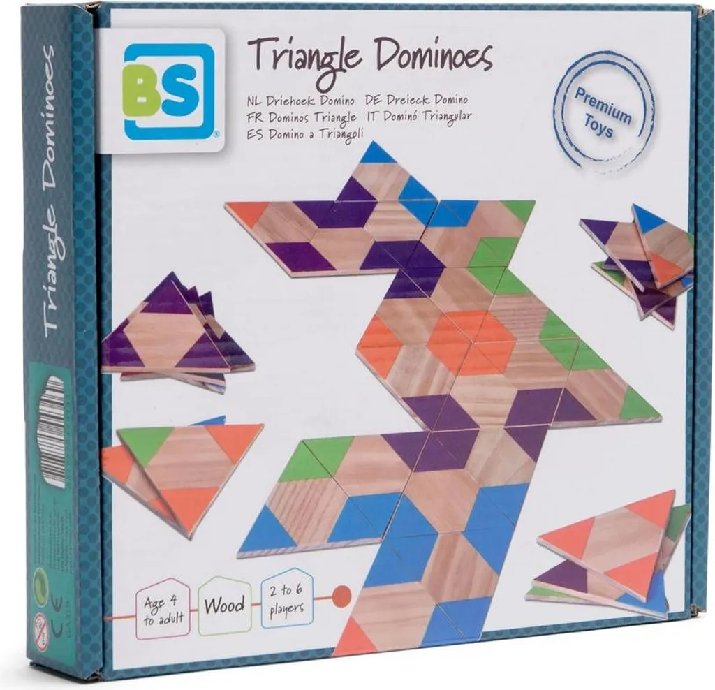 Jeu de société Triominos de luxe en boîte bois pour toute la famille