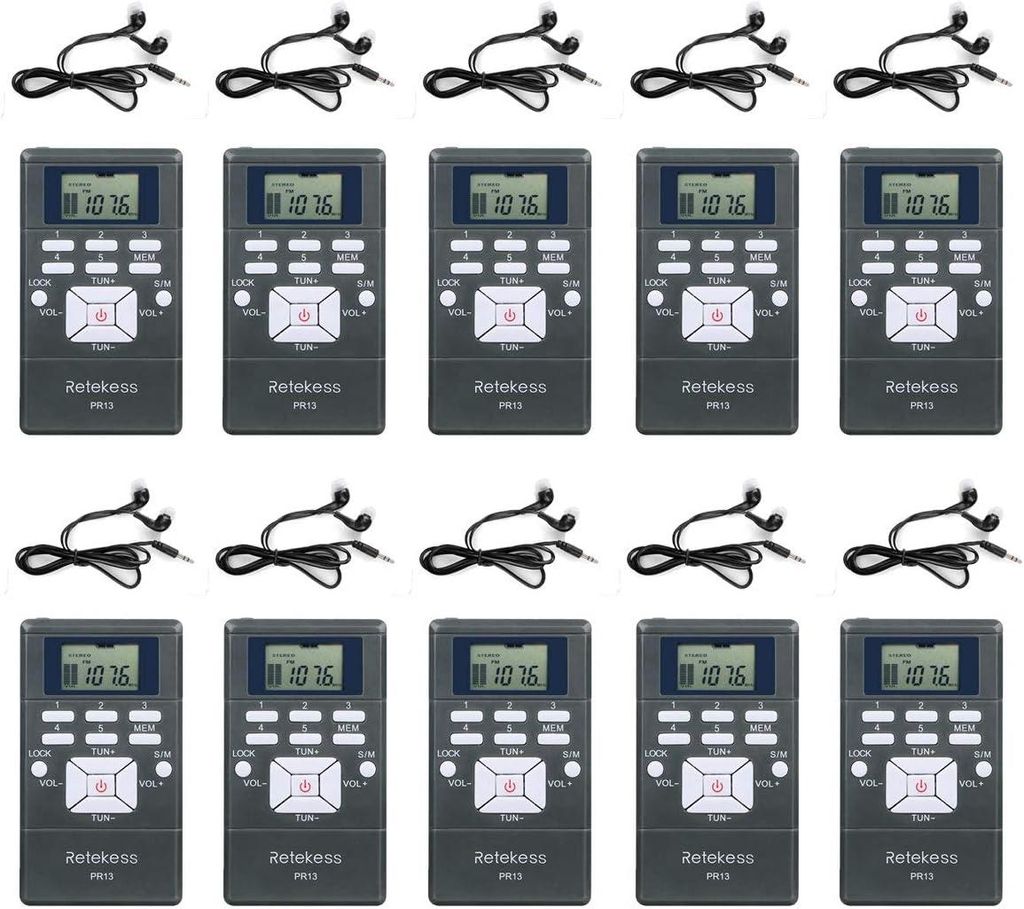 Retekess PR13 Radio, adattatore ricevitore wireless FM Immagine del prodotto 