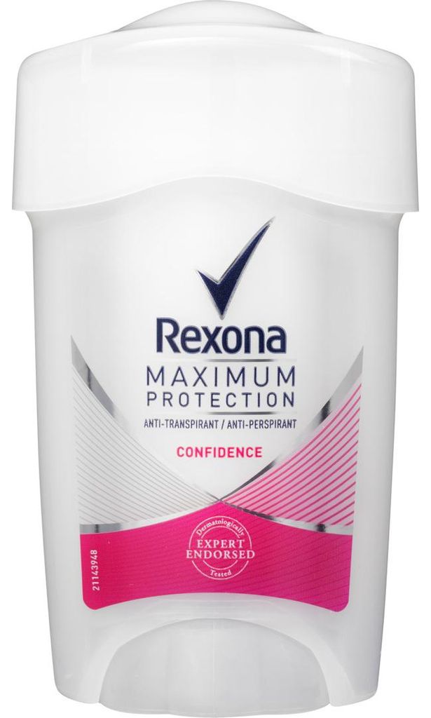 Rexona Deodorant stick max prot confidence women (45 ml) Productafbeelding 