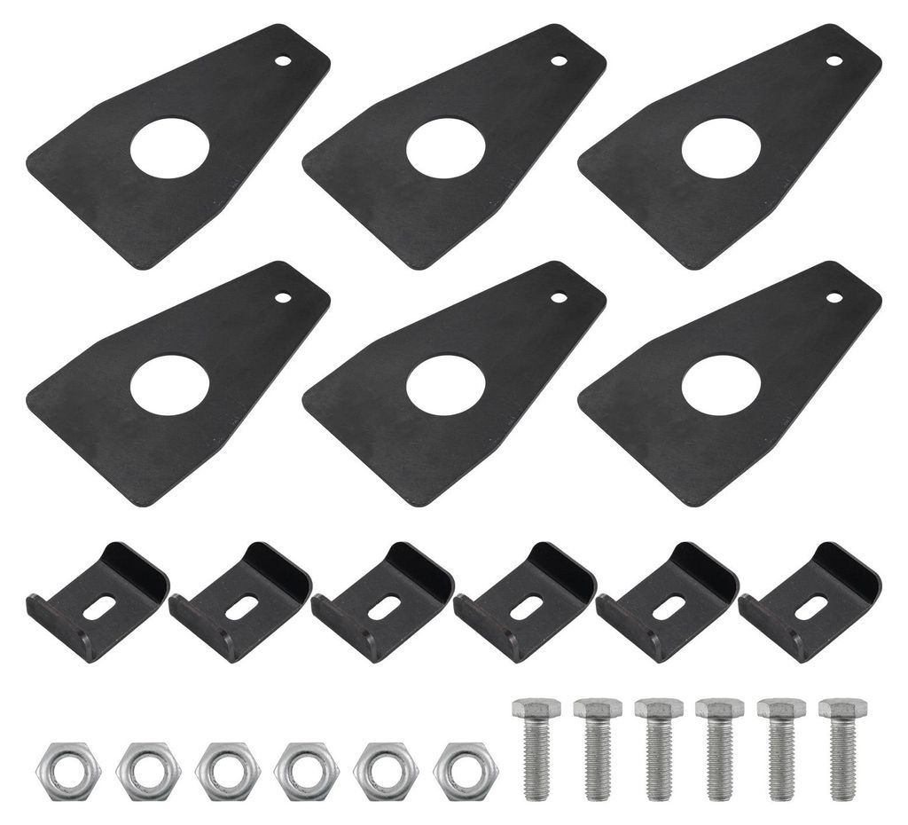 Universal 6 Zoll Dachgep?cktr?ger Dachrinne Halterungen Roof Rack Gutter Mount