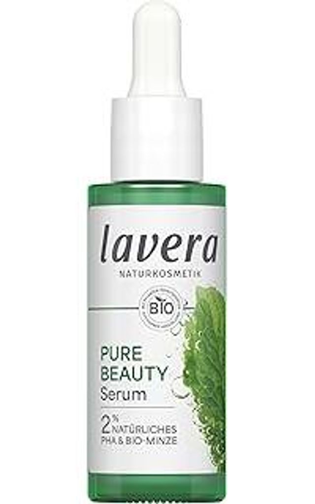 lavera Pure Beauty Serum – Gesichtsserum mit Salicylsäure & Niacinamide für unreine Haut – Klärendes Gesichtswasser Alternative – Naturkos...