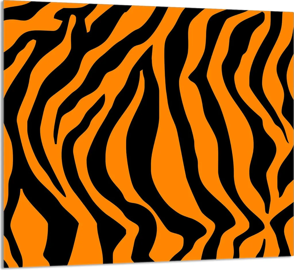 Coprifornelli in Vetro 65x60 Tiger | Pannello Protettivo Cucina Design