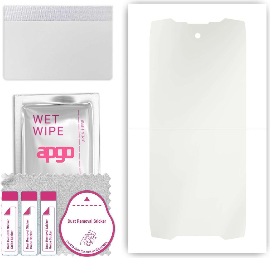 apgo Hydrogel Schutzfolie, Matt, kompatibel mit Blackview BV9300, flexibele Displayschutzfolie, Folie mit Positionierhilfe, Anti-Fingerprint, kratz...