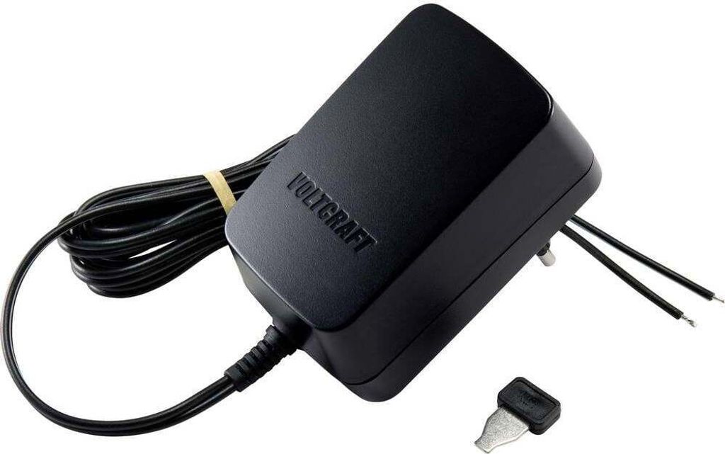 VOLTCRAFT VC-11258705 Steckernetzteil, einstellbar 3 V/DC, 4.5 V/DC, 5 V/DC, 6 V/DC, 7.5 V/DC, 9 V/DC, 12 V/DC 2.25 A 2