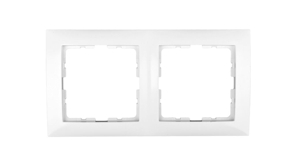 Berker/B.Kwadrat Doppia cornice bianco neve 5310128989 Immagine del prodotto 