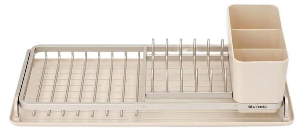 Brabantia 252006, Abtropfer, Rack, Tisch, Geschirrspülmittel, Beige, Aluminium