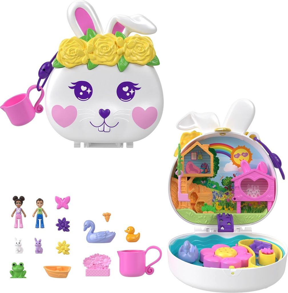 Polly Pocket Blumen-Häschen Schatulle Produktbild 