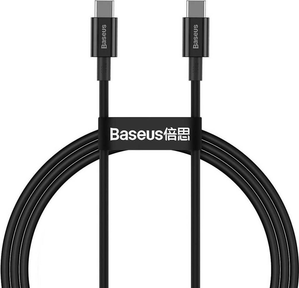 Baseus Superior USB Cable USB 2.0 1 m USB C Noir Image du produit 