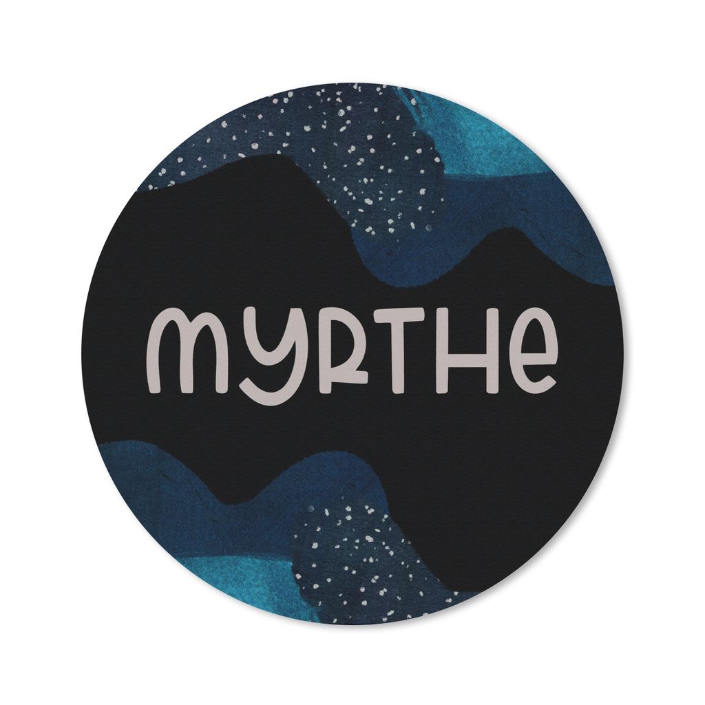 MuchoWow Mauspad Mousepad Myrthe - Pastell - Mädchen 50x50 cm - Mousepads - Maus Mat - Pad - Mausunterlage - Vinyl