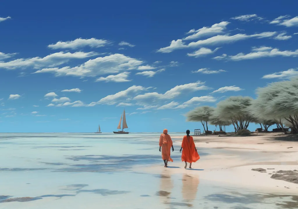 Affiche 100 x 70 cm Calme dans les sables - Poster grand format zen