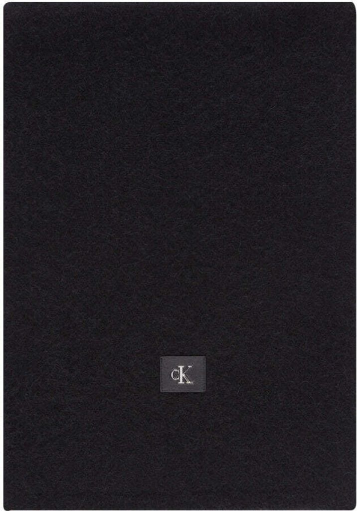 CALVIN KLEIN JEANS - Damenschal aus Wolle und Alpaka mit Logo - Größe Einheitsgröße