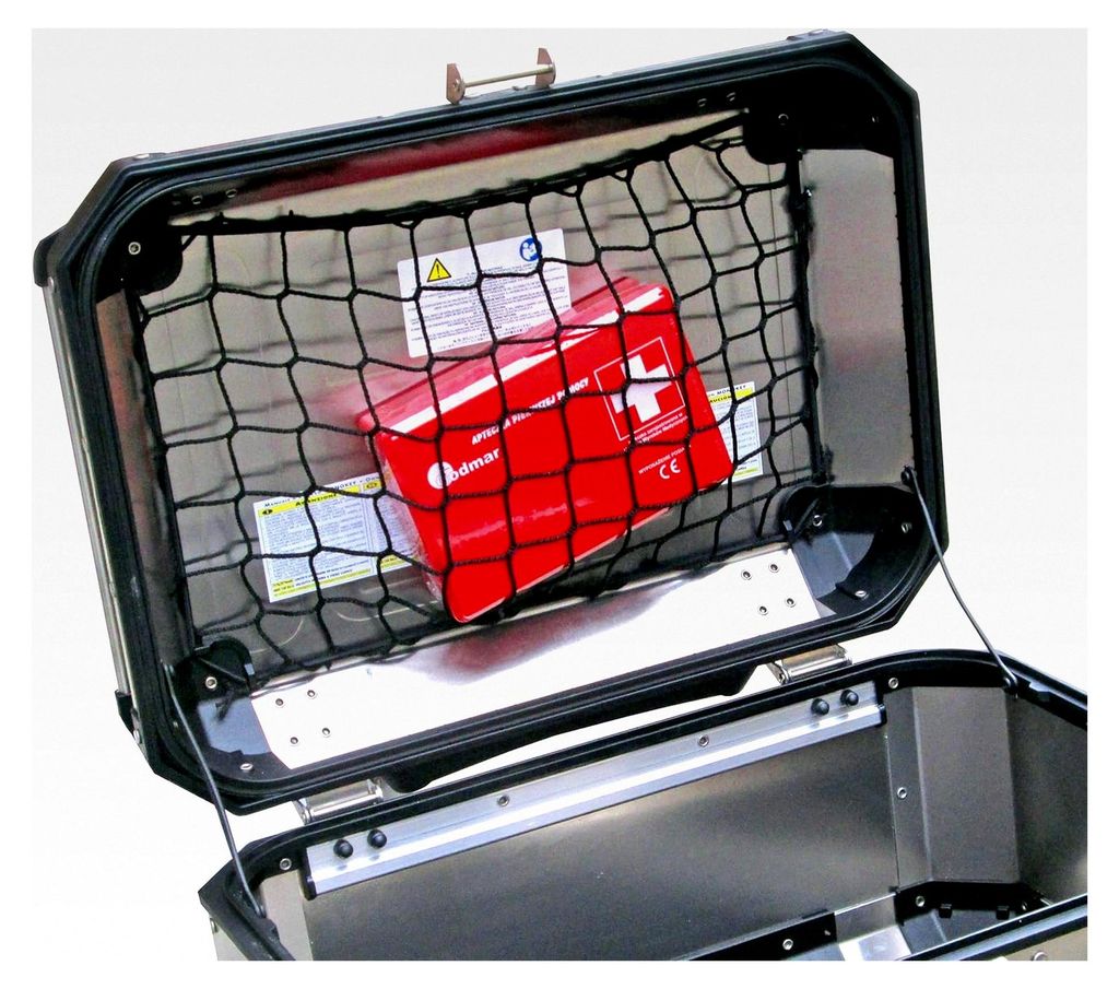 Kofferraumnetz für Trax Adventure SW-MOTECH Topcase Motorrad - Gepäcknetz - Schwarz - 38 l
