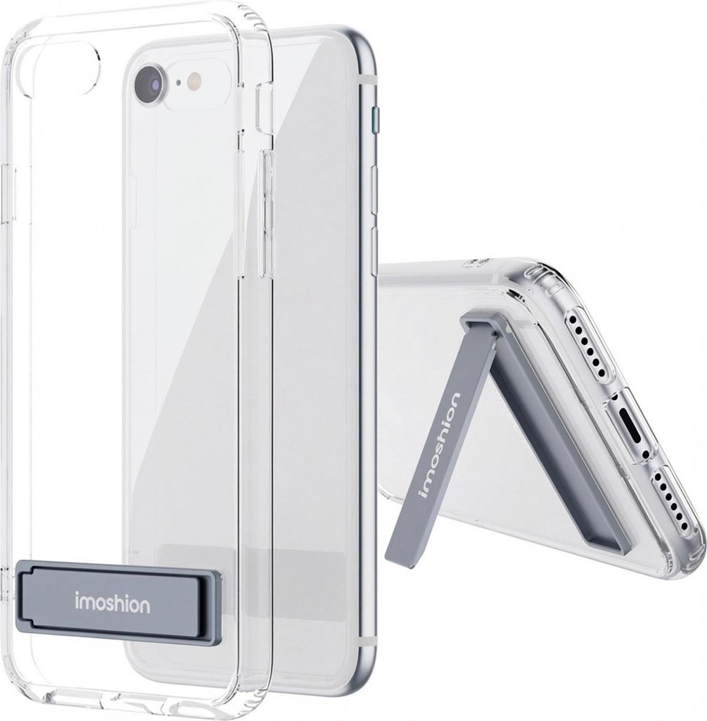 imoshion Back Cover mit Ständer iPhone SE (2022 / 2020) / 8 / 7 - Transparent