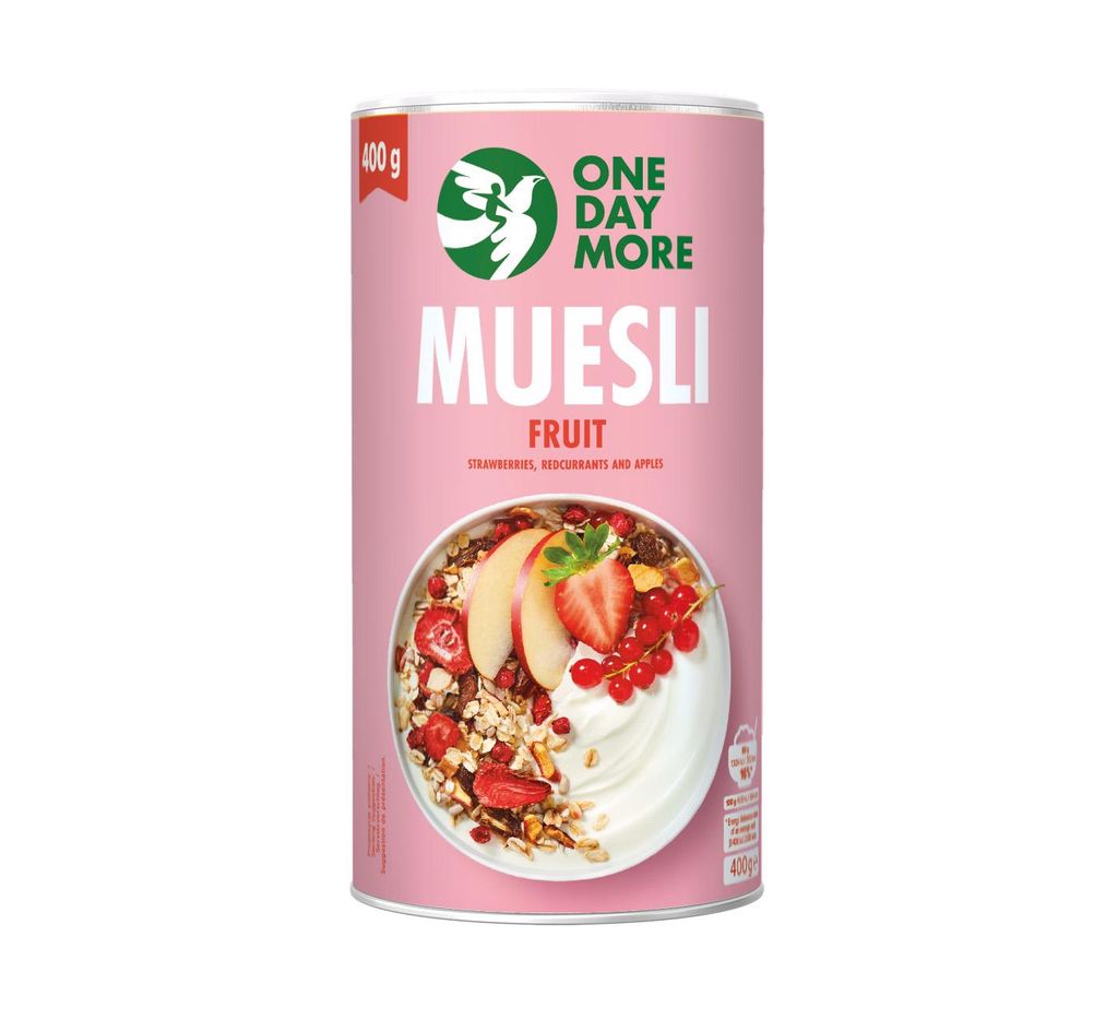 OneDayMore | Muesli alla frutta con ingredienti naturali | Immagine del prodotto 