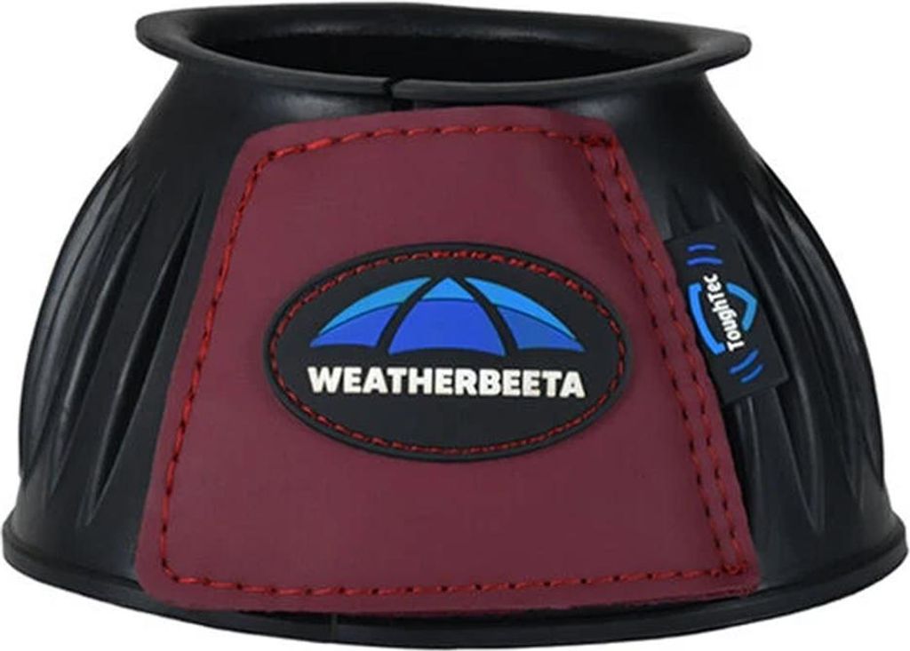 Weatherbeeta - Springglocken "Tough Tec Prime", Gummi 2er-Pack WB2302 (9 cm x 42 cm) (Schwarz/Burgunderrot)