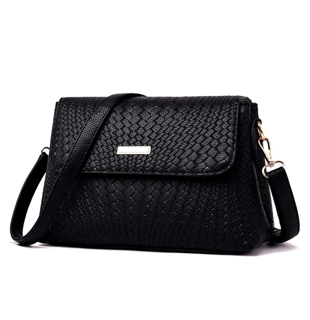 Damenledertasche -  - Eleganz und Funktionalität - Goldene Produktbild 