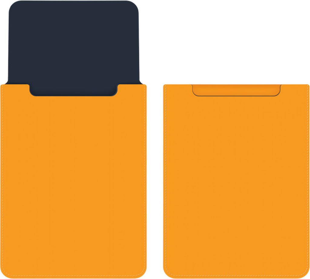 Laptop-Beutel Stoßdichter wasserdichtes Antiball-Kunstleder 14 Zoll Notebook Schutzbeutel Computerzubehör-Gelb