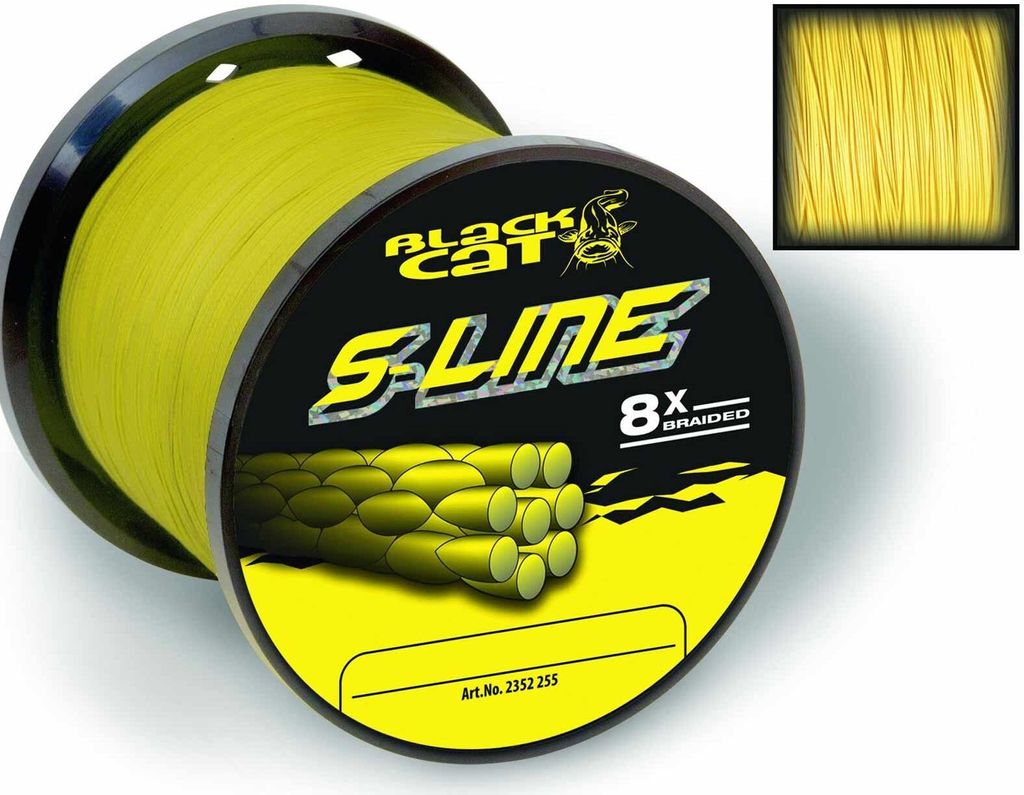 Black Cat S-Line 0,55mm 70kg - 1m Wallerschnur Produktbild 