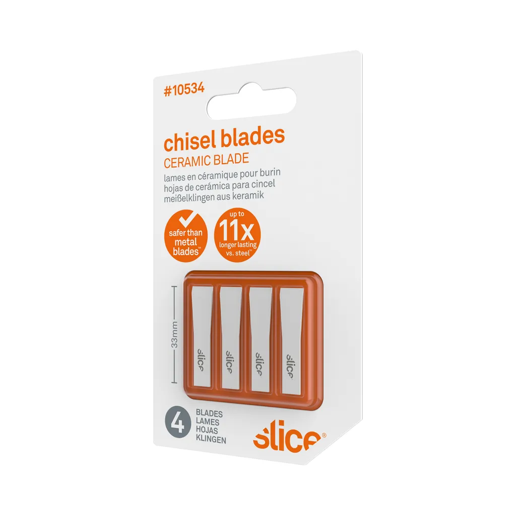 Slice 10534 Ceramic spare blades, chisel blade 4 pc(s) - 11