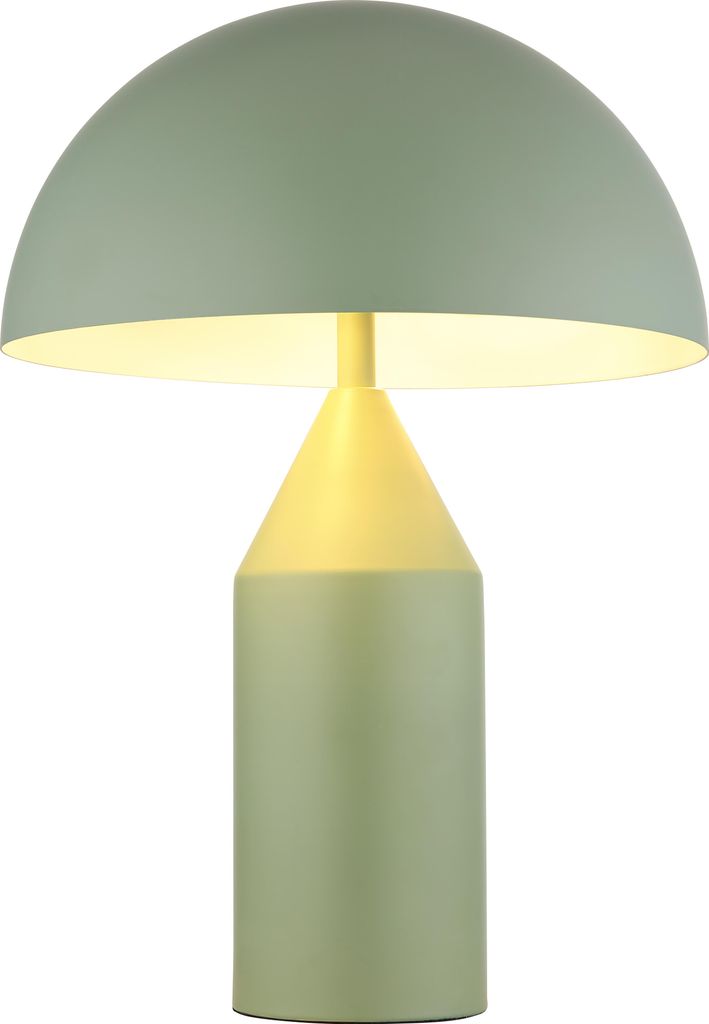 Globo Lighting|Tischleuchte Metall blassgrün matt, 2x E27