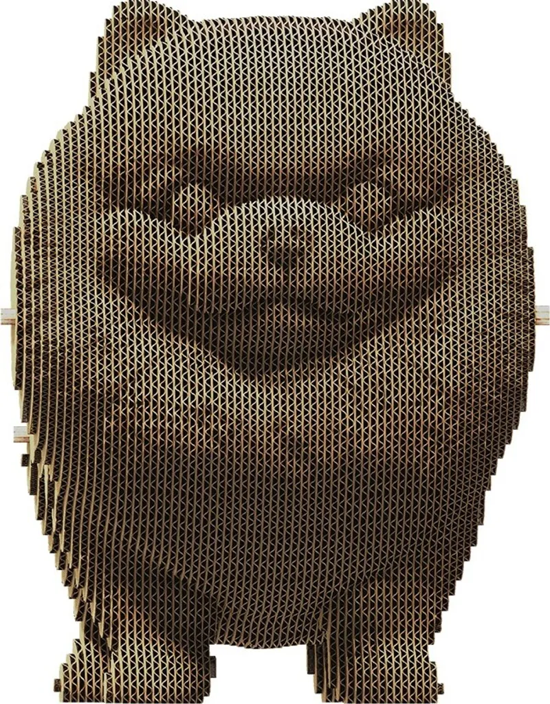 Casse-tête 3D Spitz de Poméranie en carton recyclé - Puzzle Chien