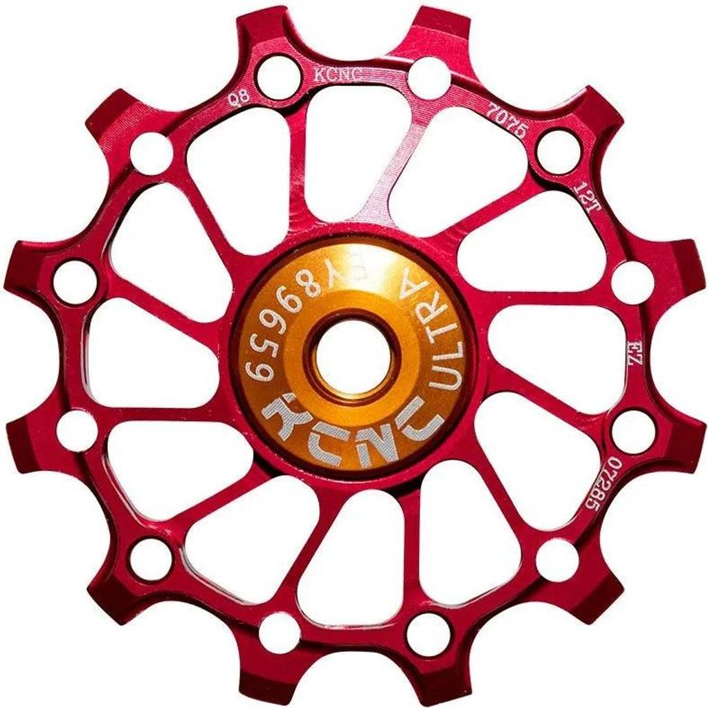 Kcnc Ultra Sram X-sync Long Teeth Narrow/wide 11-12s Schaltrolle Rot 12t Rot 12t