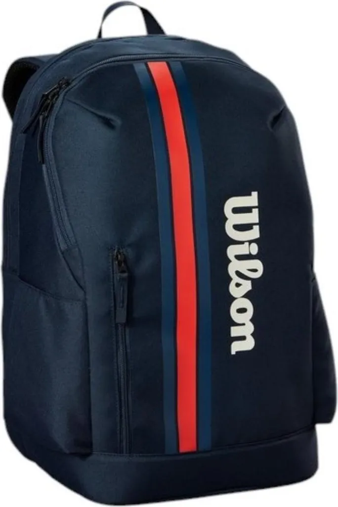 Sac à Dos Tennis Wilson WR8040001 avec Compartiment Raquettes Intégré