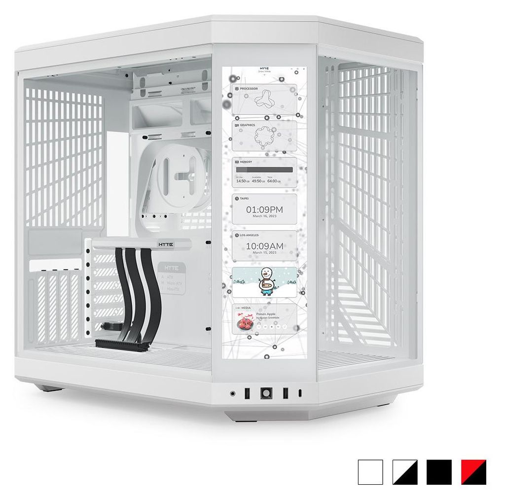 HYTE Y70 Touch Infinite , Tower-Gehäuse, (Tempered Glass x 2)