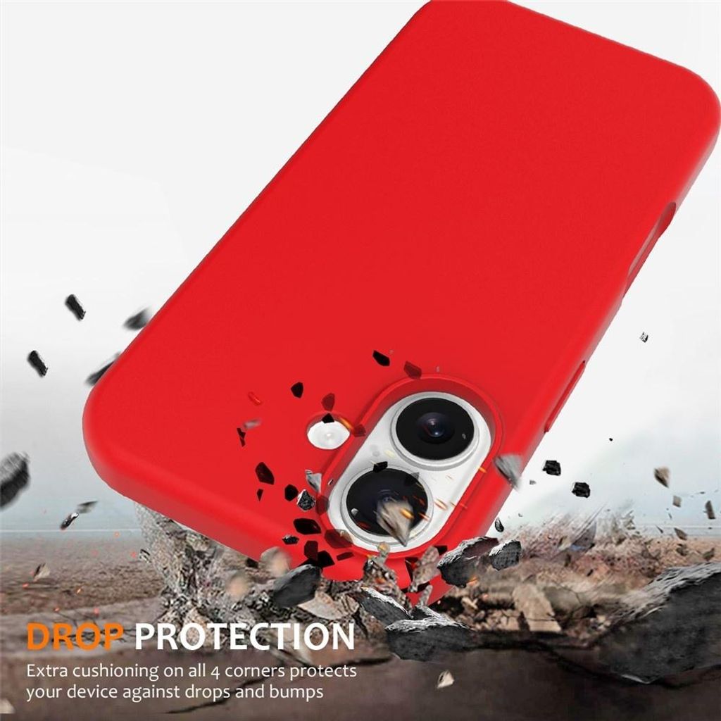iPhone 17 Hülle - Coverup Liquid Colour Back Cover - MagSafe Compatible - Rot