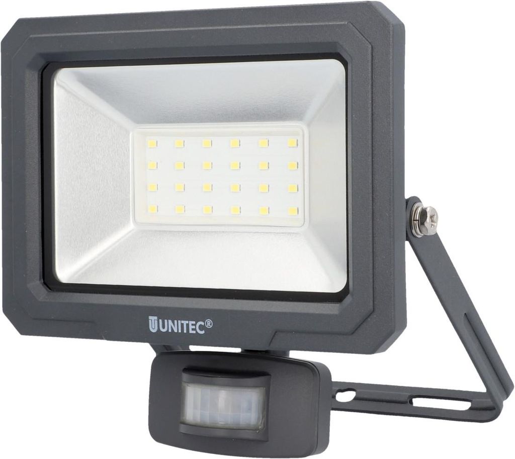 UniTec LED Strahler anthrazit mit Bewegungsmelder 21 W 2550 Produktbild 