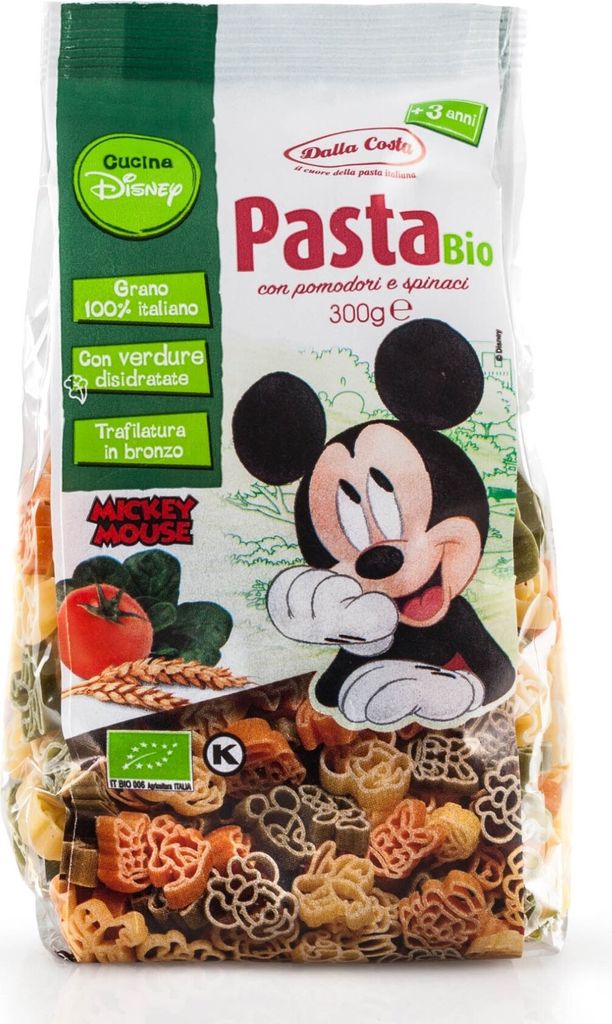 Dalla Costa Disney Mickey, Kurze Nudeln, 300 g, Grün, Produktbild 