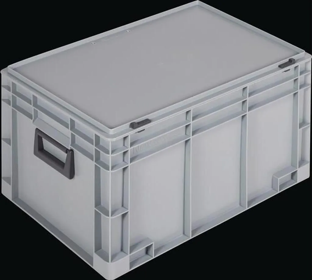 Bac plastique 600x400x333 mm avec fermeture coulissante hermétique 62l