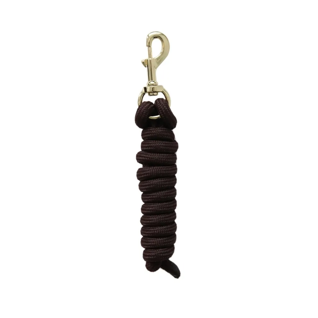 Longe de présentation Loop Kentucky Horsewear marron en similicuir chic